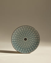 Sarah flat plate - Bleu Sarah modern design Maison Sarah Lavoine Bleu Sarah Céramique 2