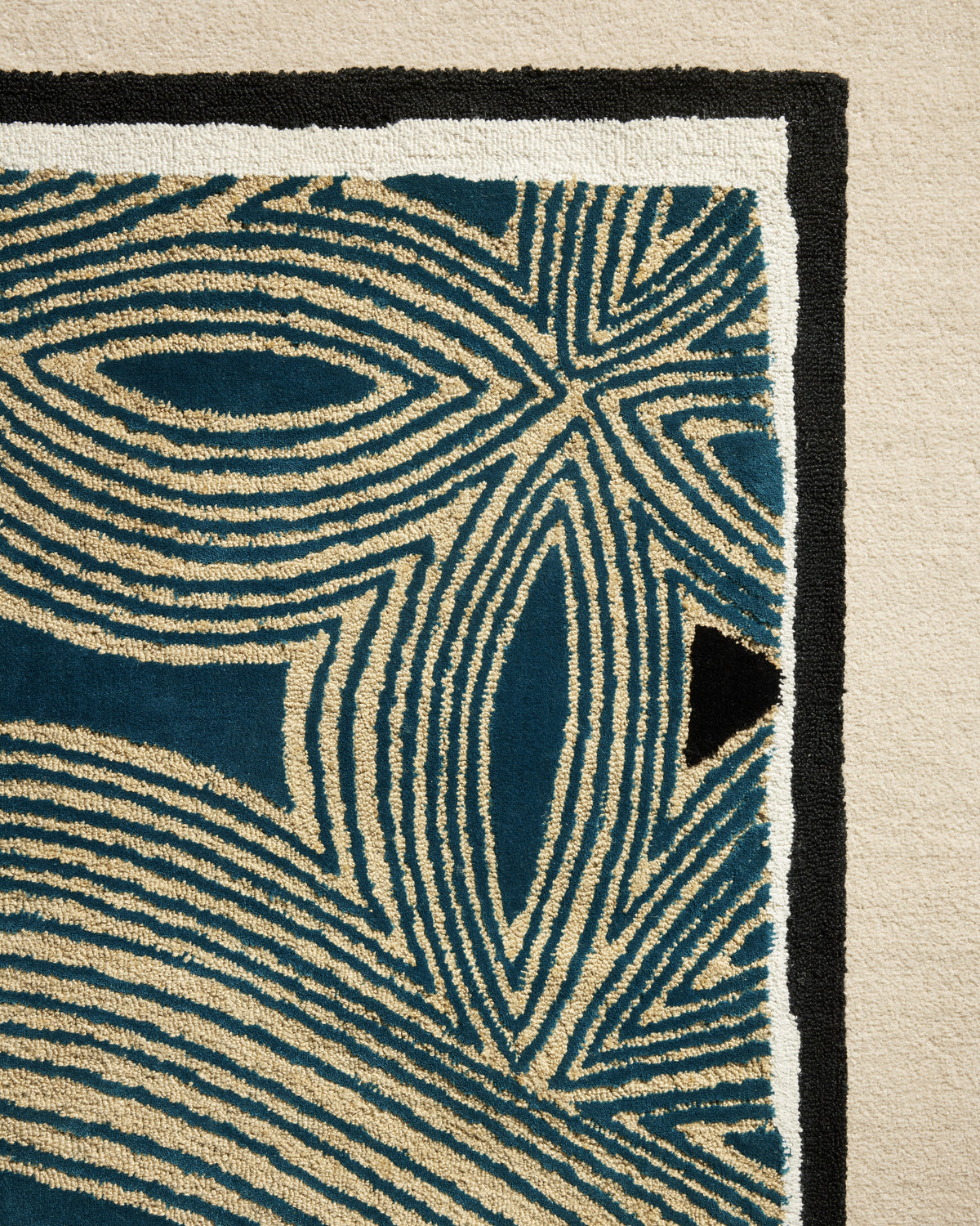 Tapis Sombra - Bleu Sarah design Maison Sarah Lavoine Bleu Sarah Laine Petit 170 cm | Moyen 200 cm | Grand 250 cm Petit 240 cm | Moyen 300 cm | Grand 350 cm 3