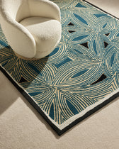 Tapis Sombra - Bleu Sarah design Maison Sarah Lavoine Bleu Sarah Laine Petit 170 cm | Moyen 200 cm | Grand 250 cm Petit 240 cm | Moyen 300 cm | Grand 350 cm 2