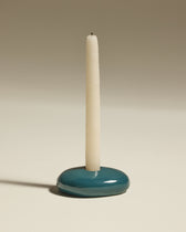 Bougeoir Stone - Bleu Sarah design Maison Sarah Lavoine Bleu Sarah Céramique 10 cm 3,5 cm  2