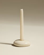 Bougeoir Stone - Ecru design Maison Sarah Lavoine Ecru Céramique 10 cm 3,5 cm  2