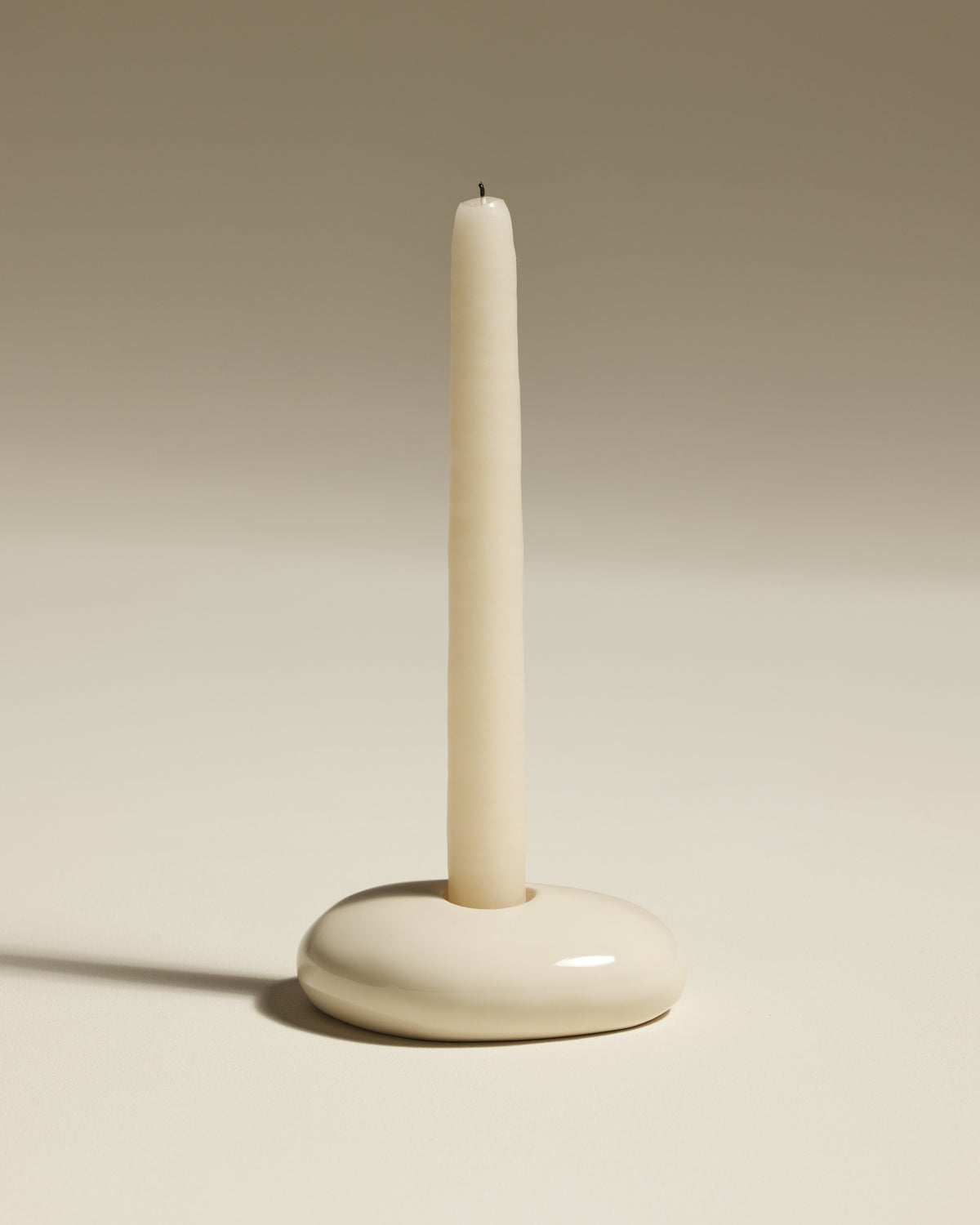Bougeoir Stone - Ecru design Maison Sarah Lavoine Ecru Céramique 10 cm 3,5 cm  2