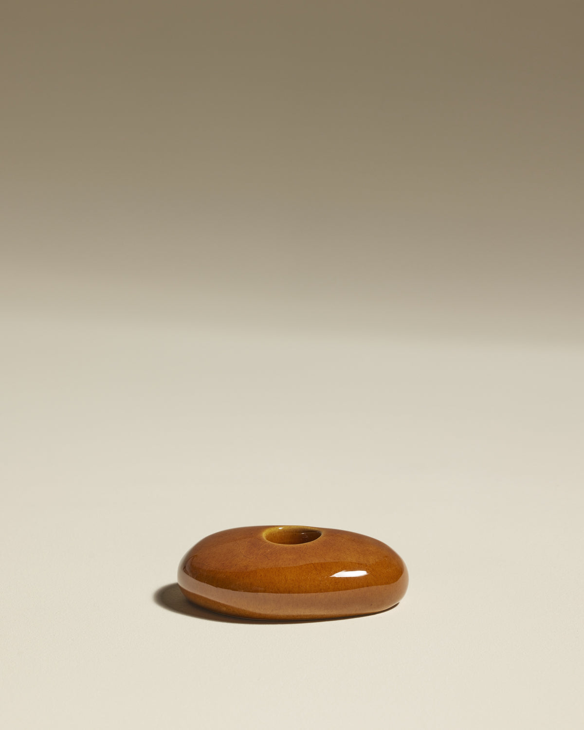Stone Candle Holder - Fauve design Maison Sarah Lavoine Fauve Ceramic 10 cm 3.5 cm 1