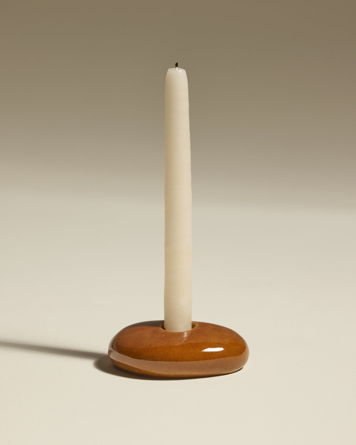 Stone Candle Holder - Fauve design Maison Sarah Lavoine Fauve Ceramic 10 cm 3.5 cm 2