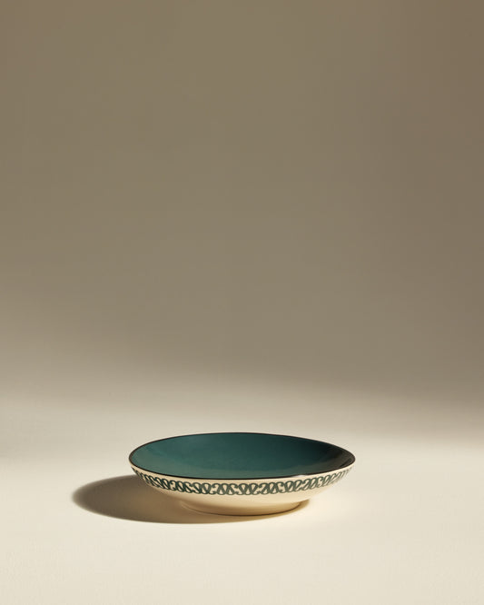 Assiette creuse Sarah - Bleu Sarah design moderne Maison Sarah Lavoine Bleu Sarah Céramique   1
