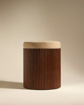 Riviera Pouf - Beige design Maison Sarah Lavoine Beige Rattan 45 cm 1