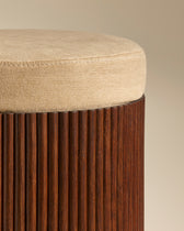 Riviera Pouf - Beige design Maison Sarah Lavoine Beige Rattan 45 cm 3