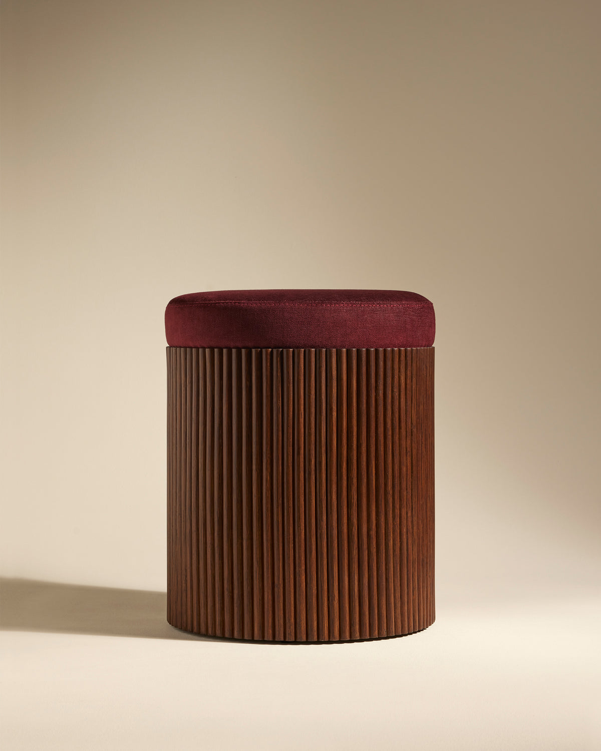 Pouf Riviera - Mazarin design Maison Sarah Lavoine Mazarin Rotin  45 cm 1