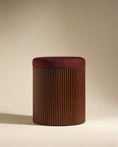 Pouf Riviera - Mazarin design Maison Sarah Lavoine Mazarin Rotin  45 cm 1