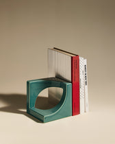 Serre-livre union - Amazonite design Maison Sarah Lavoine Amazonite Céramique  15.5 cm 16 cm 4