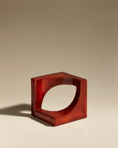 Serre-livre union - Ecorce design Maison Sarah Lavoine Noisette Céramique  15.5 cm 16 cm 2