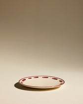 Assiette plate Aura - Carmin design Maison Sarah Lavoine Carmin Céramique    1
