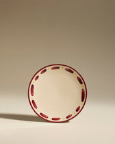 Assiette plate Aura - Carmin design Maison Sarah Lavoine Carmin Céramique    2