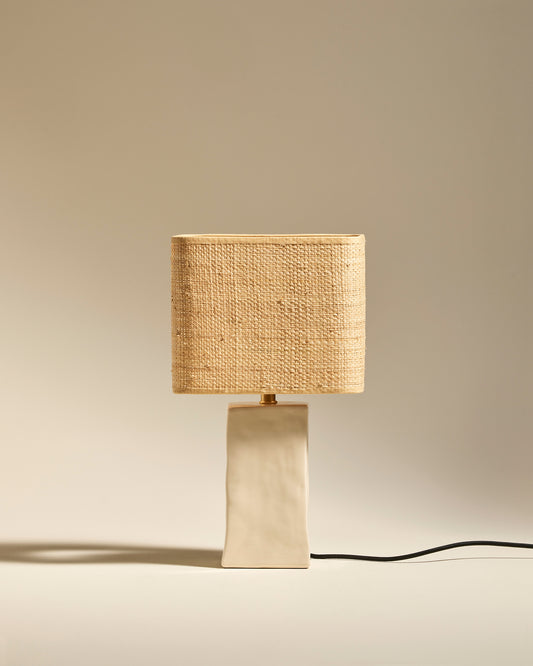 Lampe Nomad - Ecru design Maison Sarah Lavoine Ecru Céramique  15 cm 43 cm 1