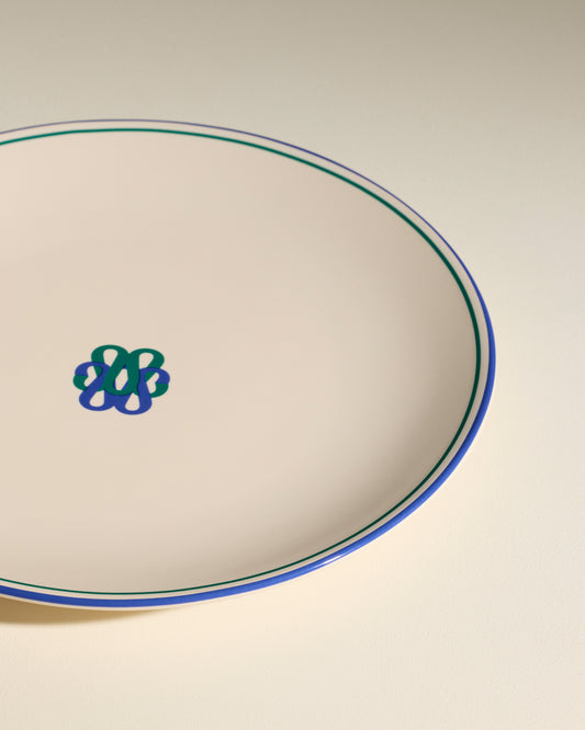 Assiette plate Reflet - Outremer  3 - Décoration Design