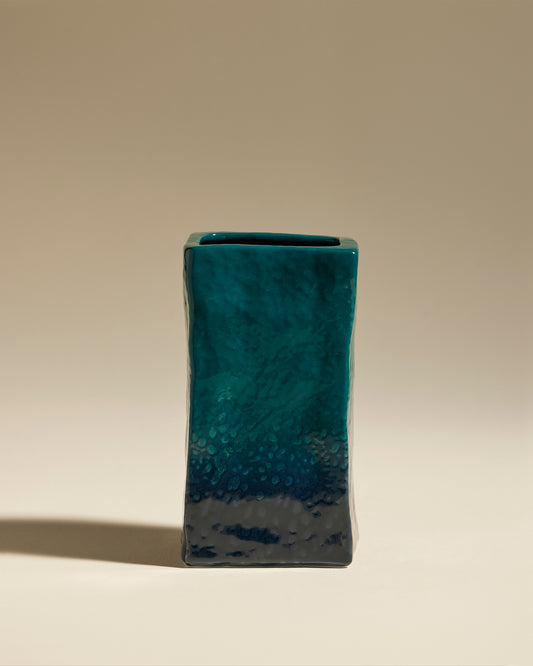 Vase décoratif Nomad - Bleu Sarah design, céramique Maison Sarah Lavoine Bleu Sarah Céramique  11 cm 21 cm 1