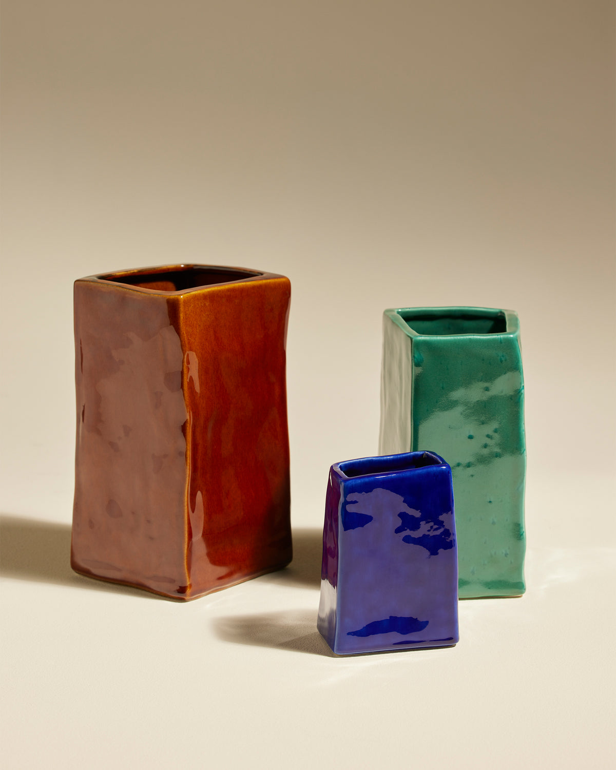 Vase décoratif Nomad - Noisette design, céramique Maison Sarah Lavoine Noisette Céramique  11 cm 21 cm 4
