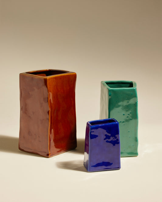 Vase décoratif Nomad - Noisette design, céramique Maison Sarah Lavoine Noisette Céramique  11 cm 21 cm 4