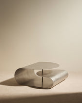 Table basse Gégé - Inox brossé design Maison Sarah Lavoine Inox brossé Inox brossé 90 cm 35 cm 1