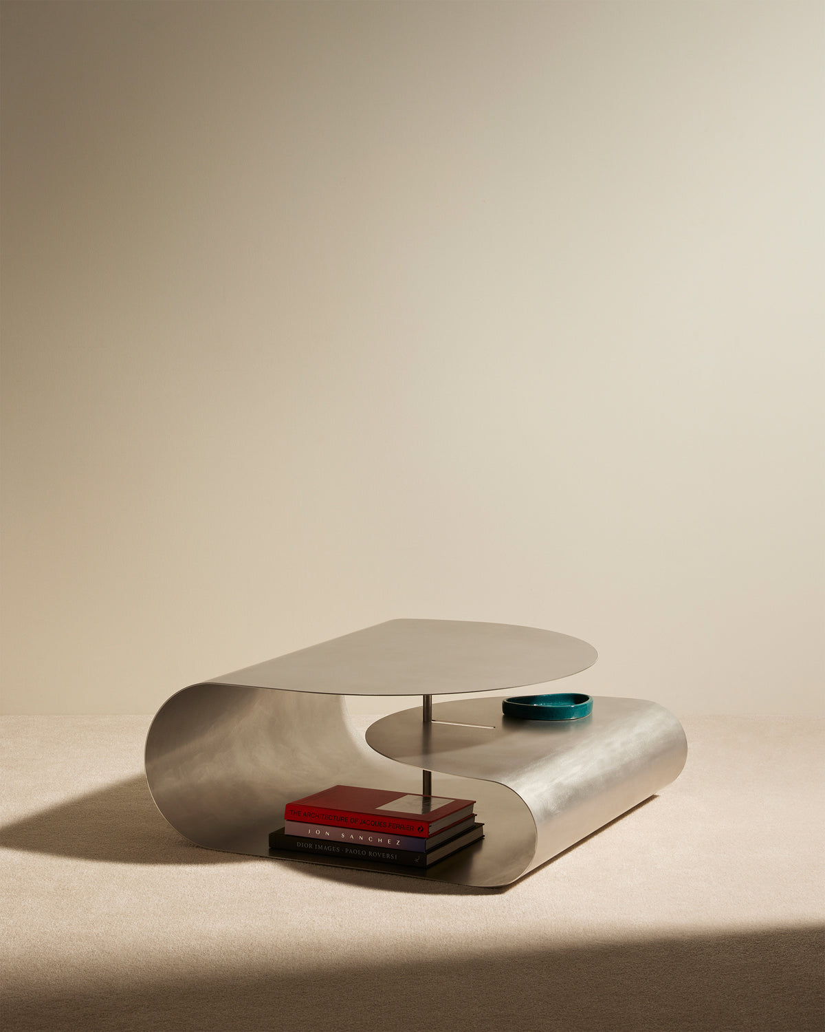 Table basse Gégé - Inox brossé design Maison Sarah Lavoine Inox brossé Inox brossé 90 cm 35 cm 4