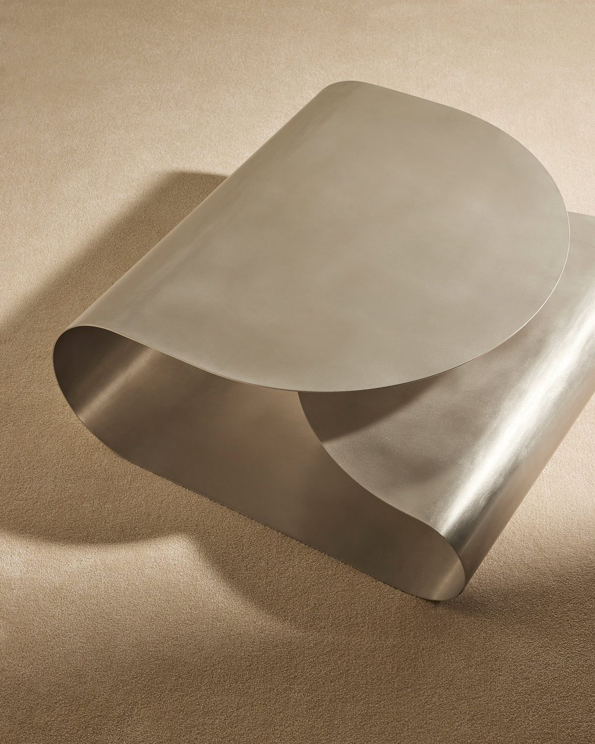Table basse Gégé - Inox brossé design Maison Sarah Lavoine Inox brossé Inox brossé 90 cm 35 cm 5