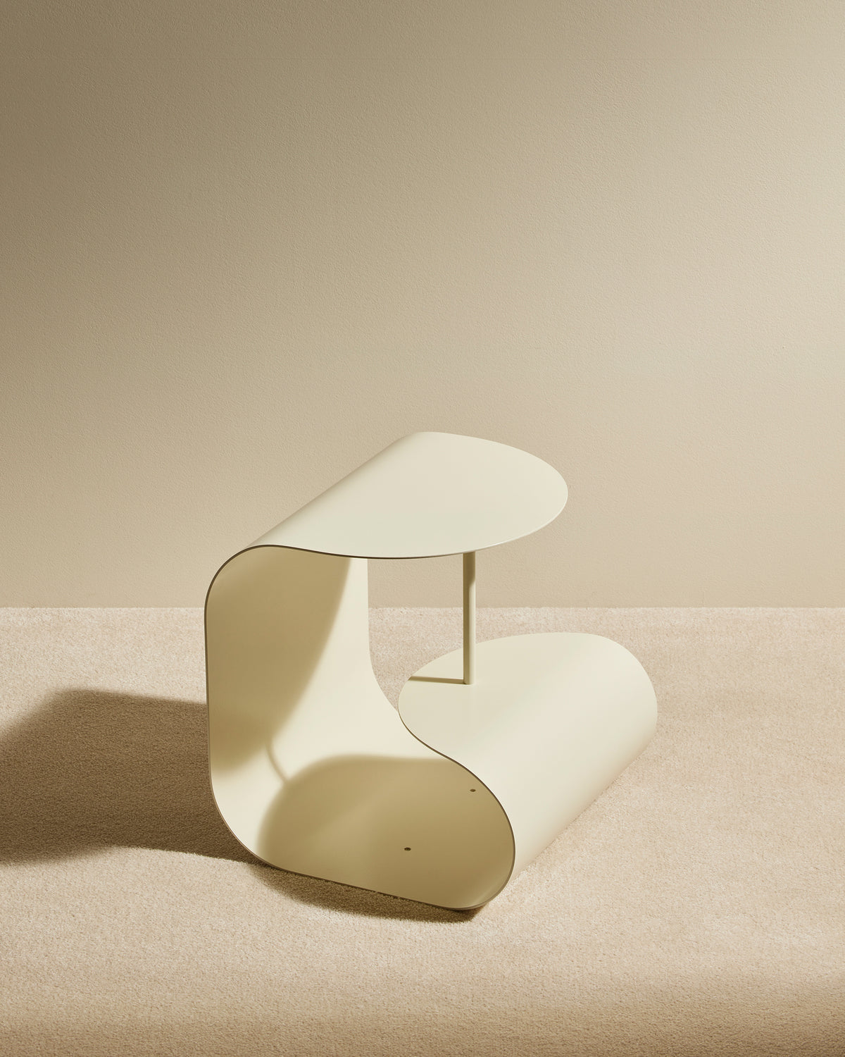 Table d'appoint Gégé - Ecru design Maison Sarah Lavoine Ecru Acier 45 cm 45 cm 4