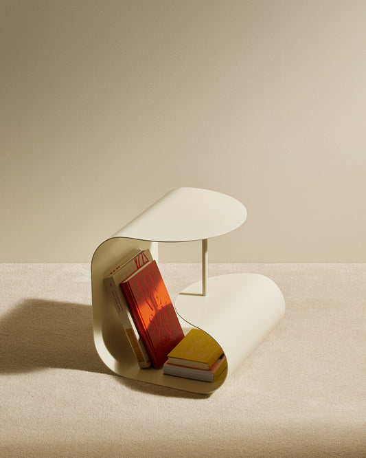 Table d'appoint Gégé - Ecru design Maison Sarah Lavoine Ecru Acier 45 cm 45 cm 2