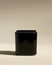 Bougie Facettes - Ambre Noire Céramique / Cire 1 - Décoration Design