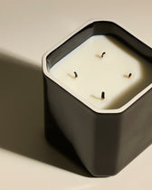 Bougie Facettes - Ambre Noire  3 - Décoration Design