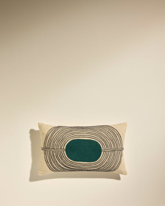 Coussin Mirage -Bleu Sarah Rectangulaire | Bleu Sarah  1 - Décoration Design