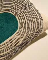 Coussin Mirage -Bleu Sarah  2 - Décoration Design