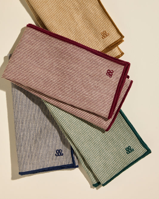 Serviette de table tempo - Havane  3 - Décoration Design