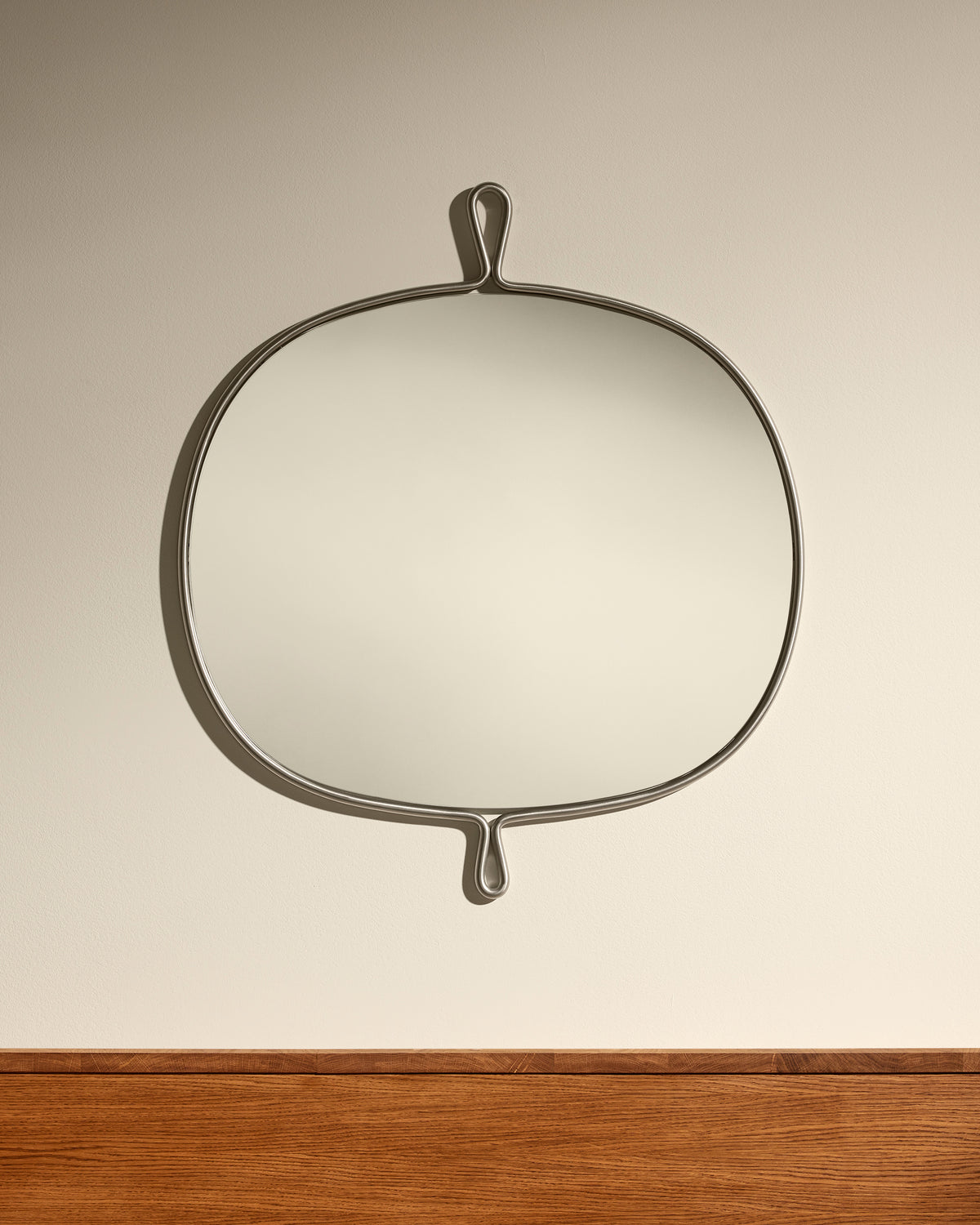 Miroir Arpège - Inox brossé  1 - Décoration Design