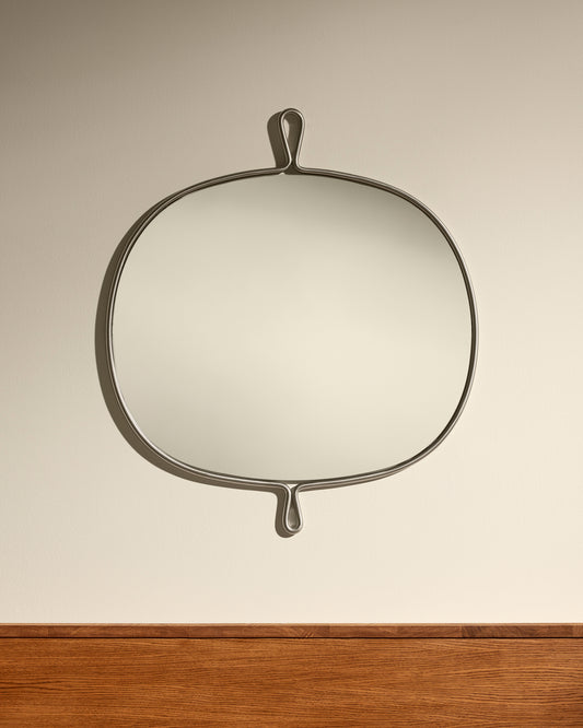 Miroir Arpège - Inox brossé  1 - Décoration Design