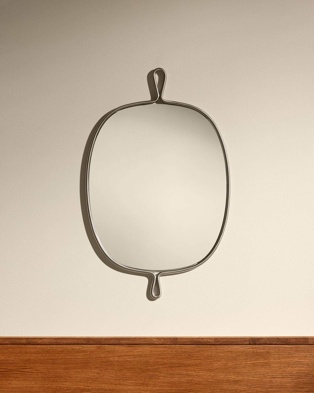 Miroir Arpège - Inox brossé  1 - Décoration Design