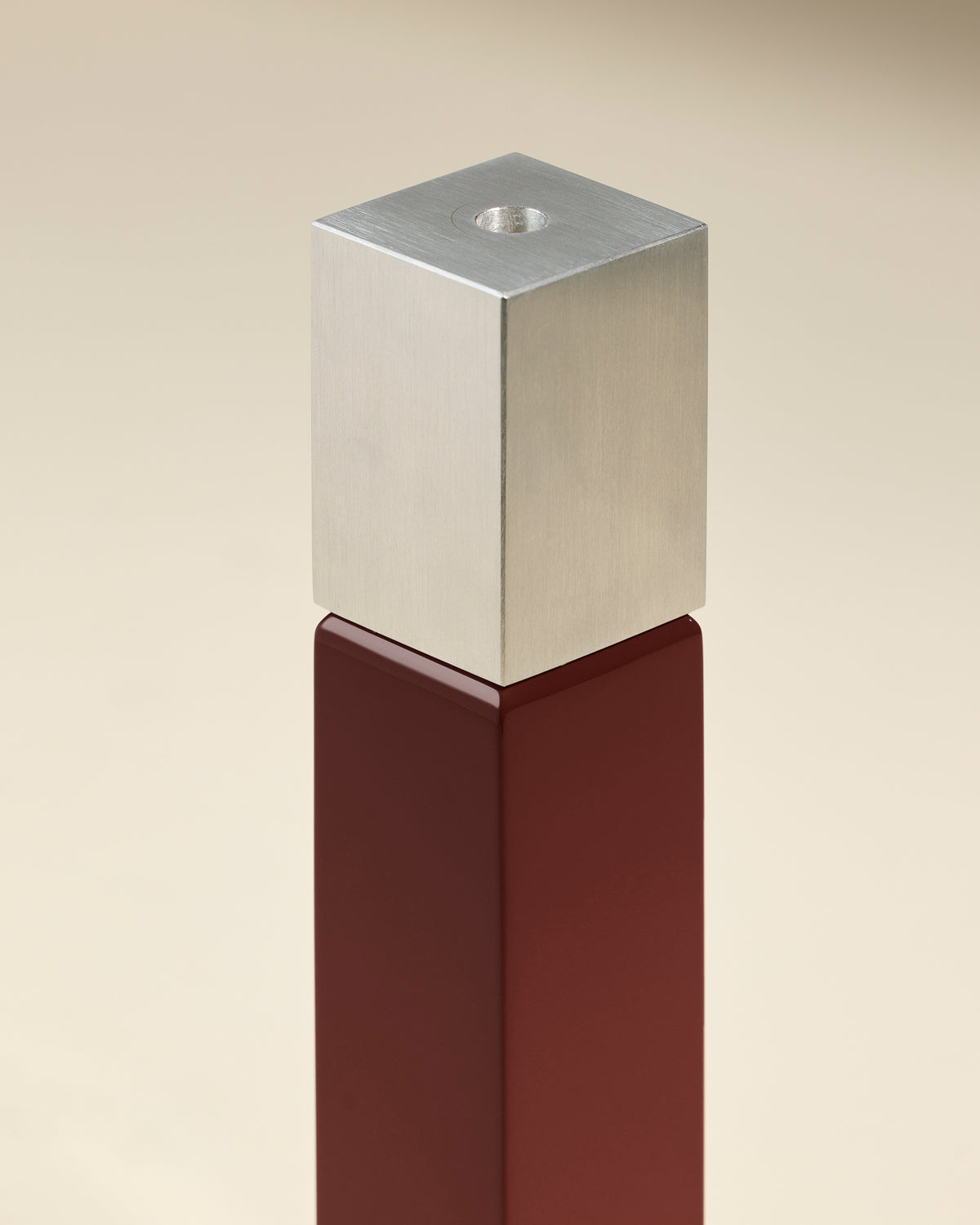 Bougeoir Oscar - Carmin  3 - Décoration Design
