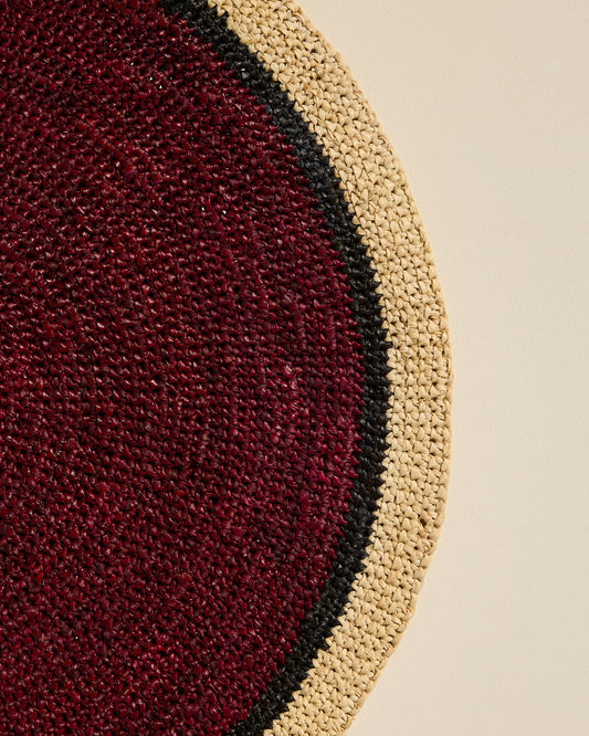 Set de table Globe - Carmin/ Naturel  3 - Décoration Design