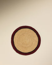 Globe placemat - Natural/Natural Carmine 1 - Design Decoration