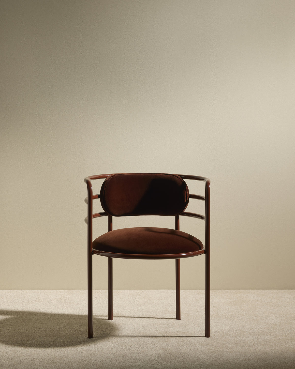 Chaise Moon - Chocolat