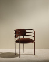 Chaise Moon - Chocolat