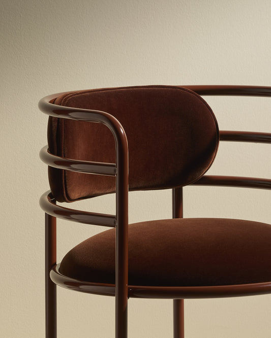 Chaise Moon - Chocolat