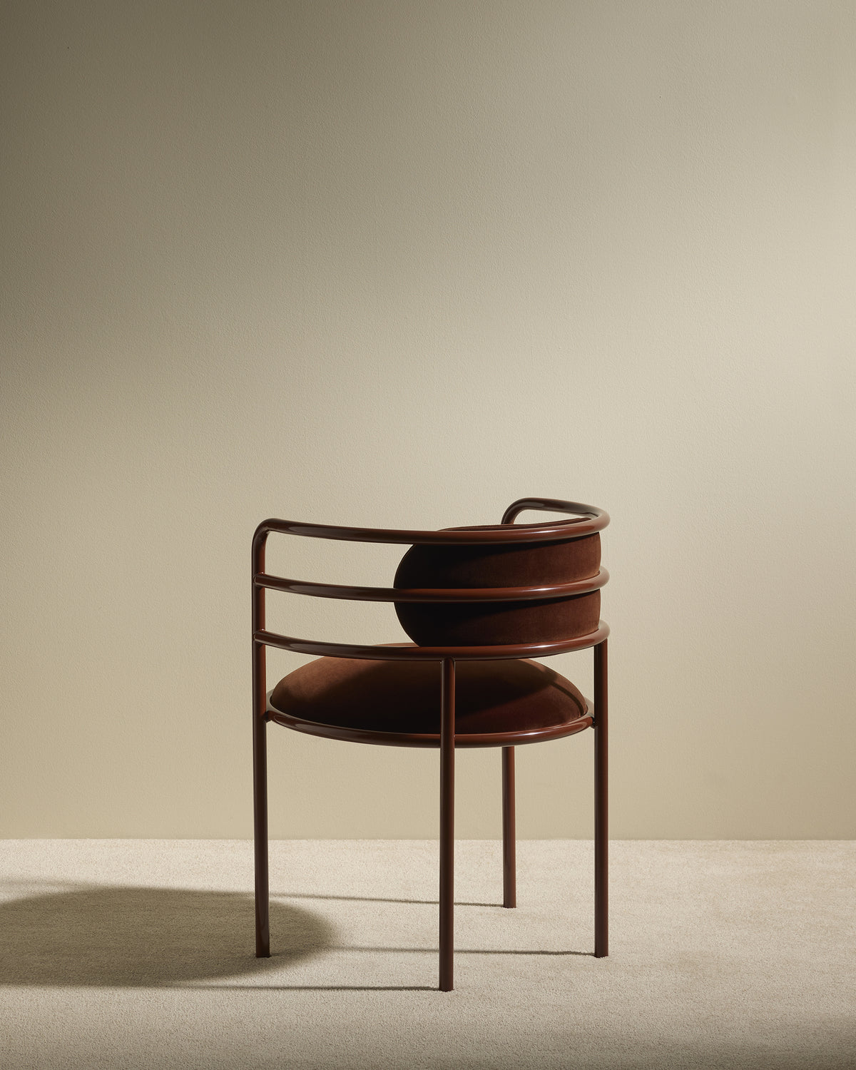 Chaise Moon - Chocolat