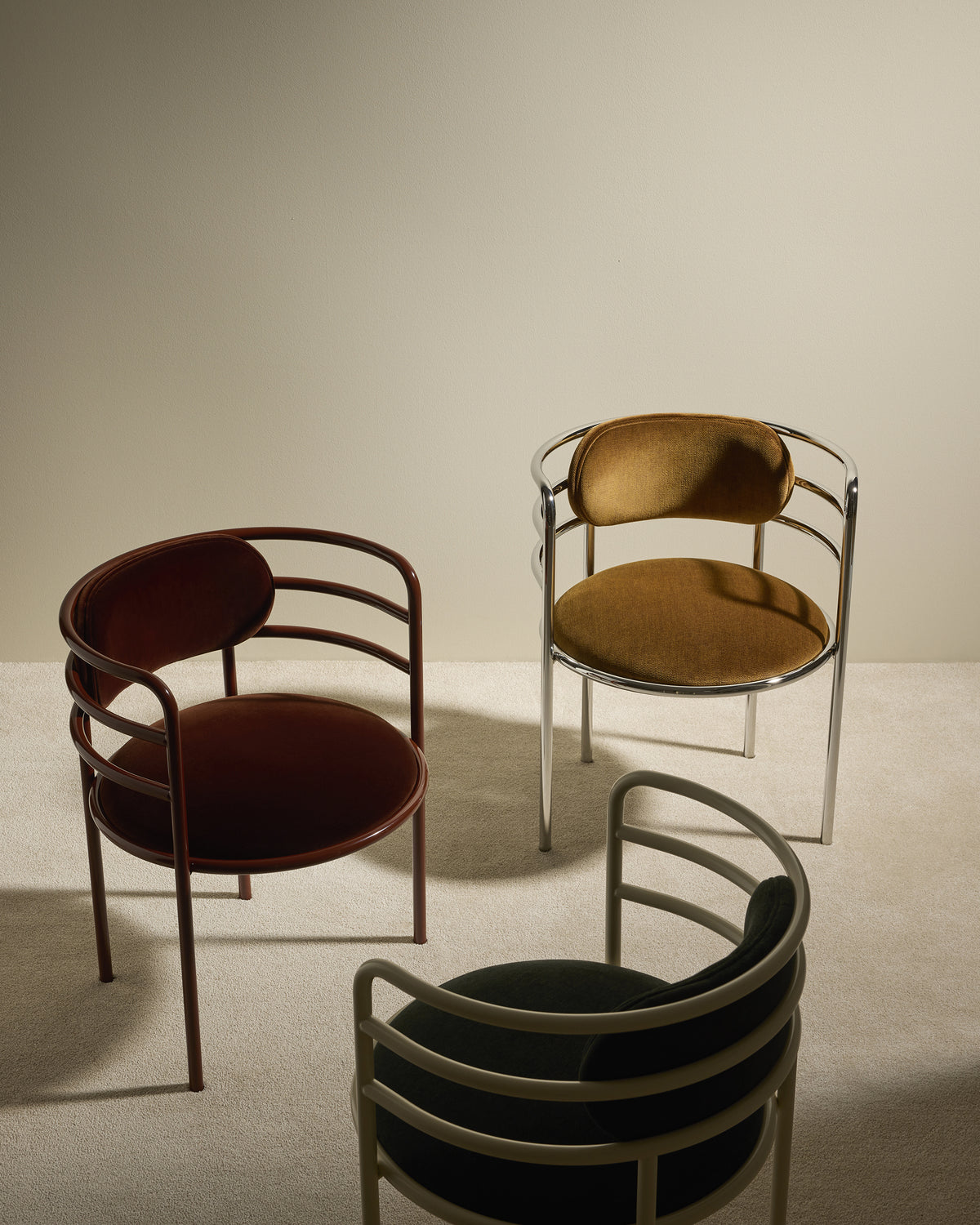 Chaise Moon - Chocolat