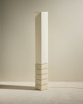 Tower Floor Lamp - Ecru
