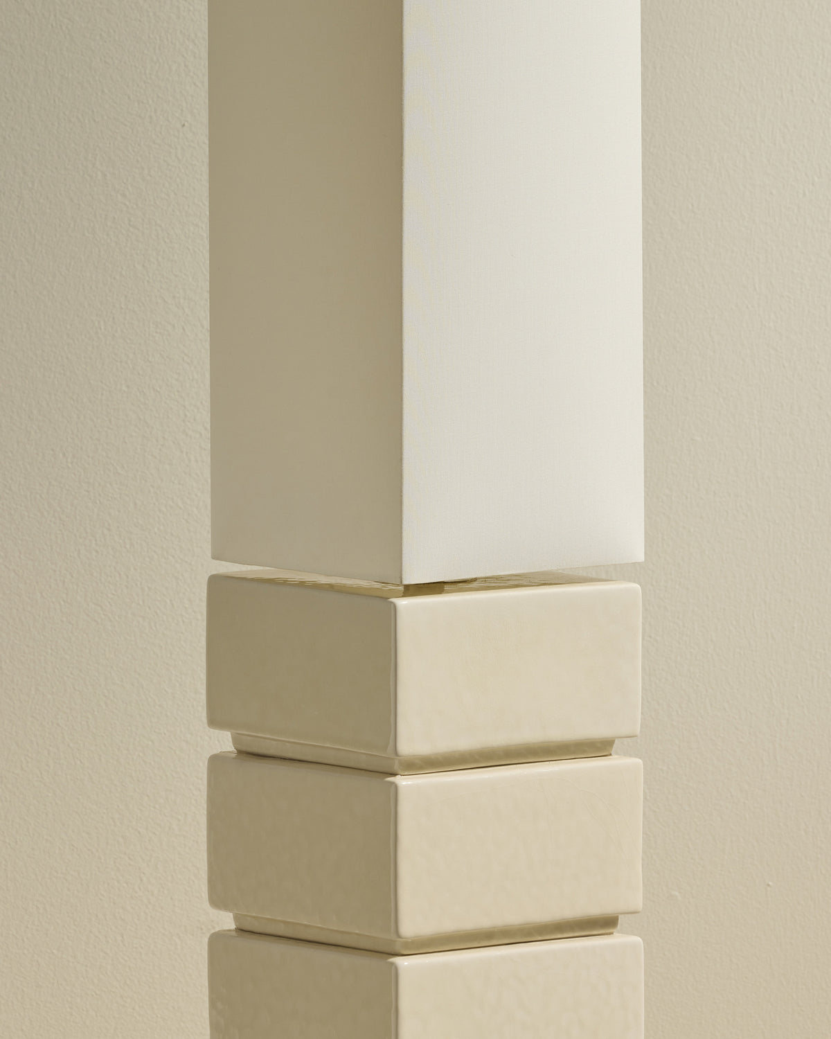 Tower Floor Lamp - Ecru