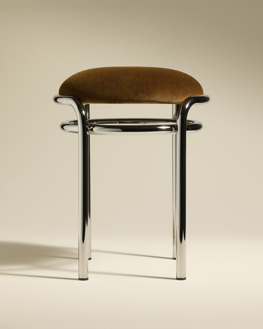 Tabouret Moon - Chrome