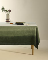 Dip Dye Tablecloth/Curtain - Forest