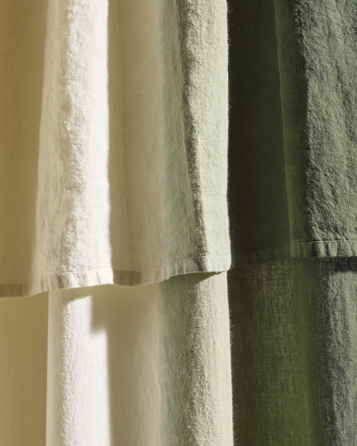 Dip Dye Tablecloth/Curtain - Forest