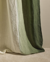 Dip Dye Tablecloth/Curtain - Forest