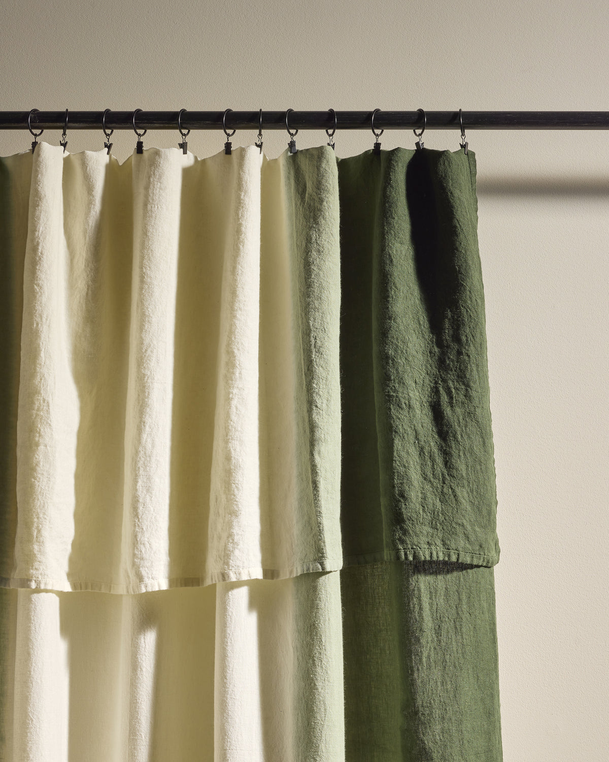 Dip Dye Tablecloth/Curtain - Forest